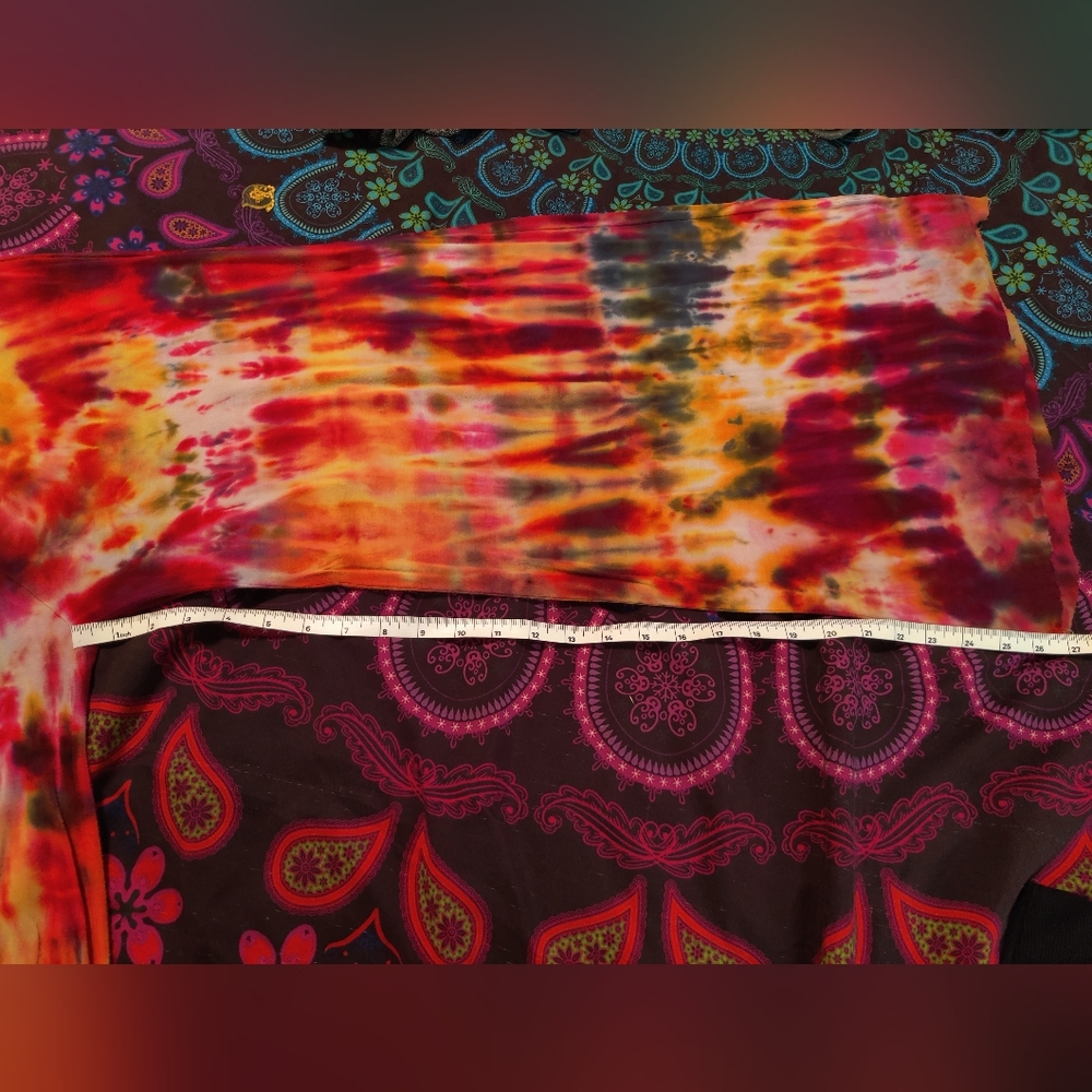 Fall Tie-dye Wide Leg Yoga Pants - Picture 8 of 10